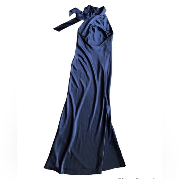 SOCIAL BRIDESMAIDS Halter Column Bridesmaids Gown Dress Size SB - Picture 8 of 8